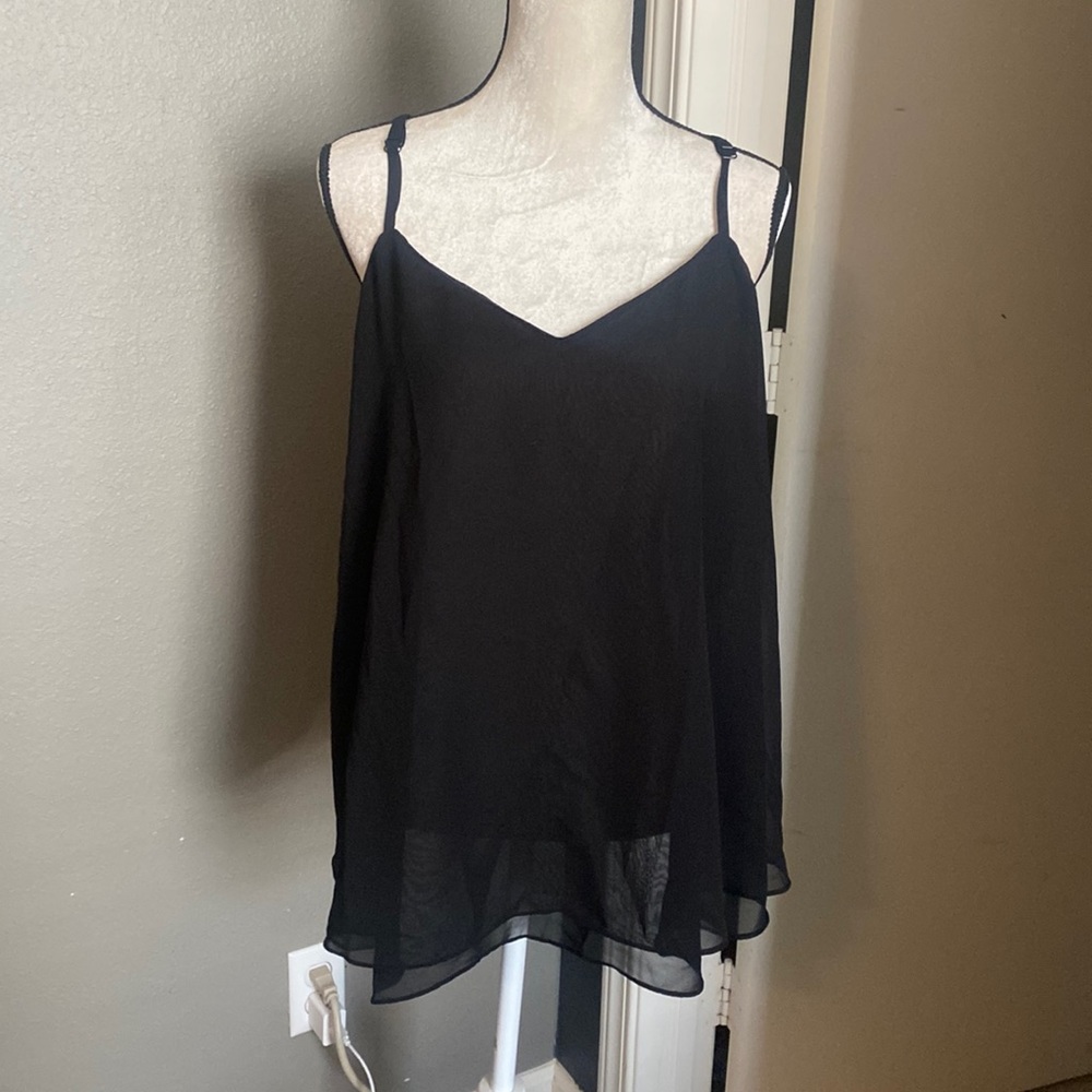 Torrid black cami top size 2